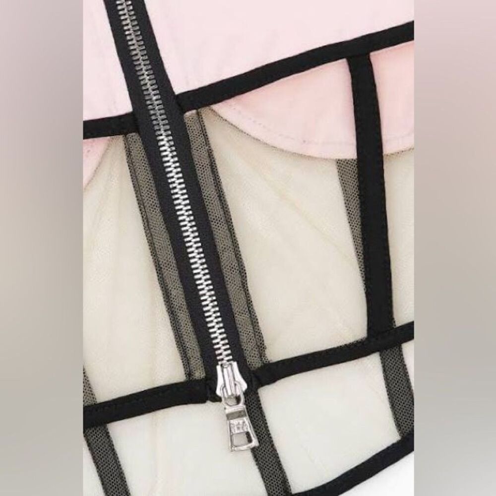 NWT RtA ANGELO TOP | FESTIVE PINK Sz L - Picture 9 of 11